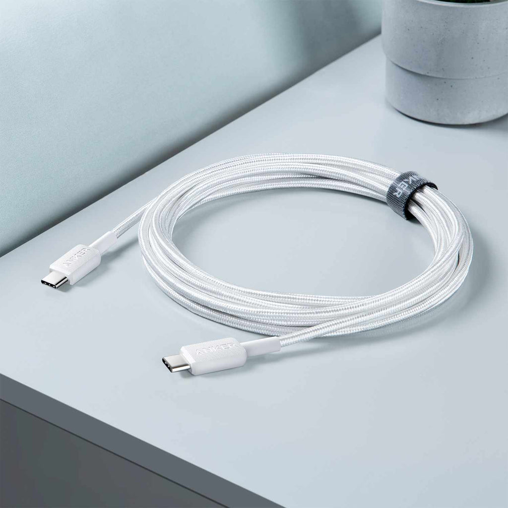Anker USB-C to USB-C Cable 3ft White - GekkoTech