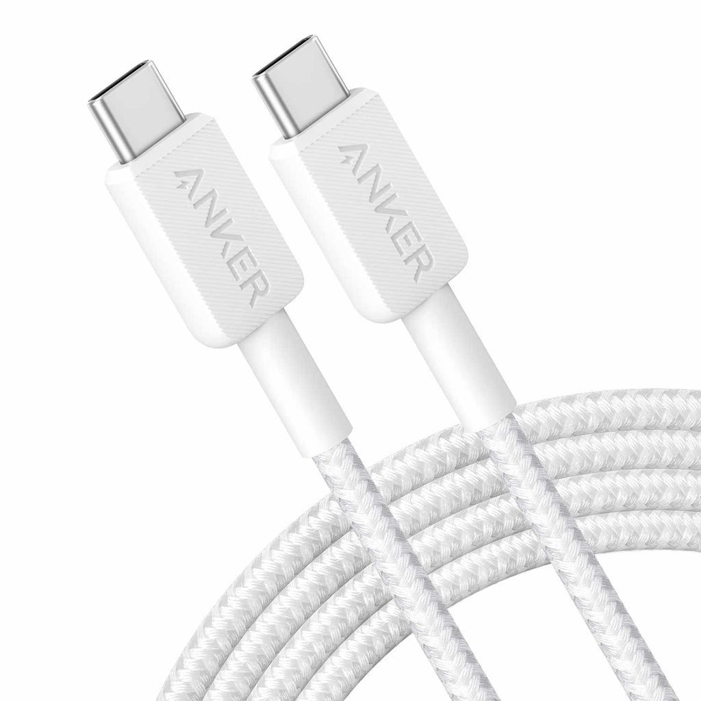 Anker USB-C to USB-C Cable 6ft White - GekkoTech