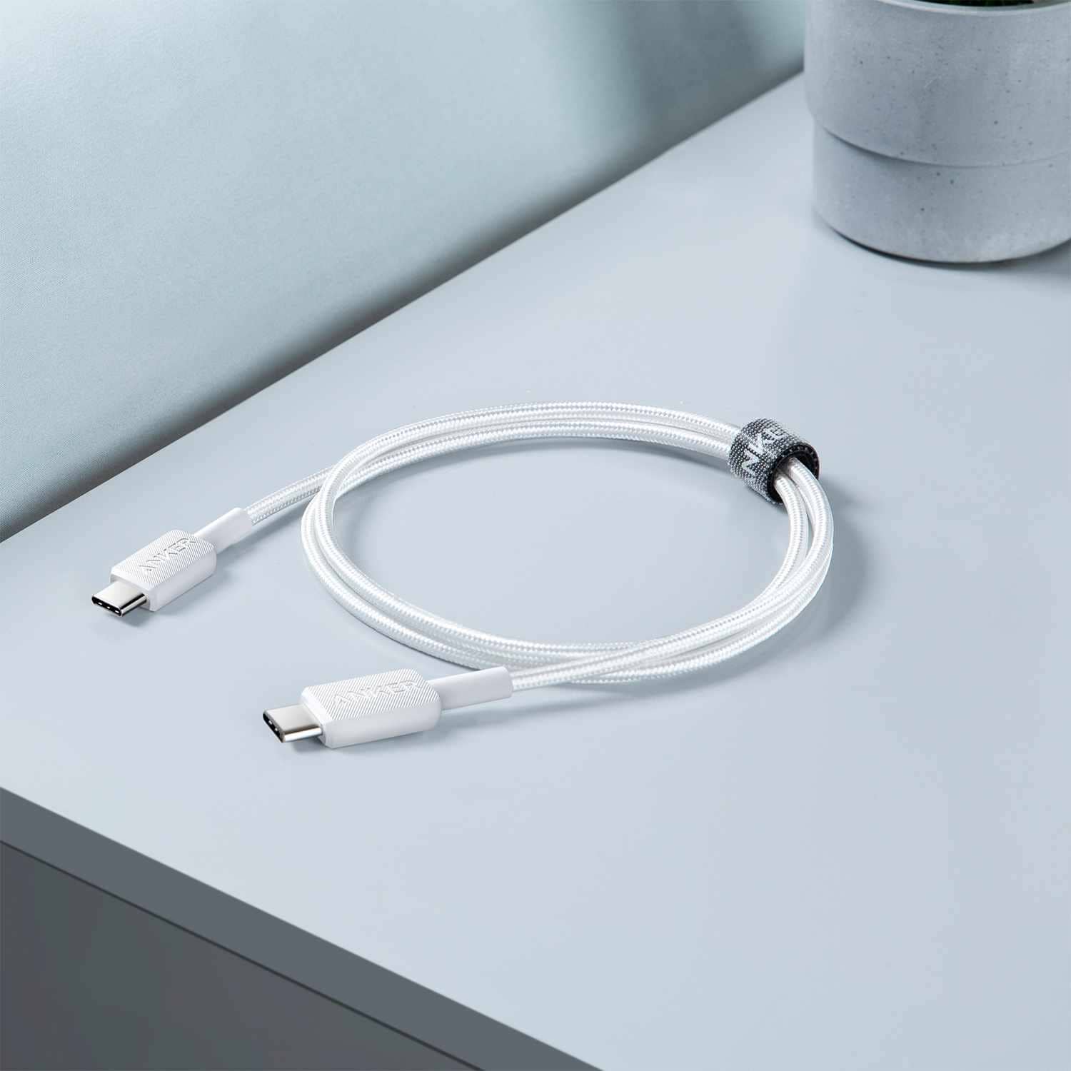 Anker USB-C to USB-C Cable 6ft White - GekkoTech