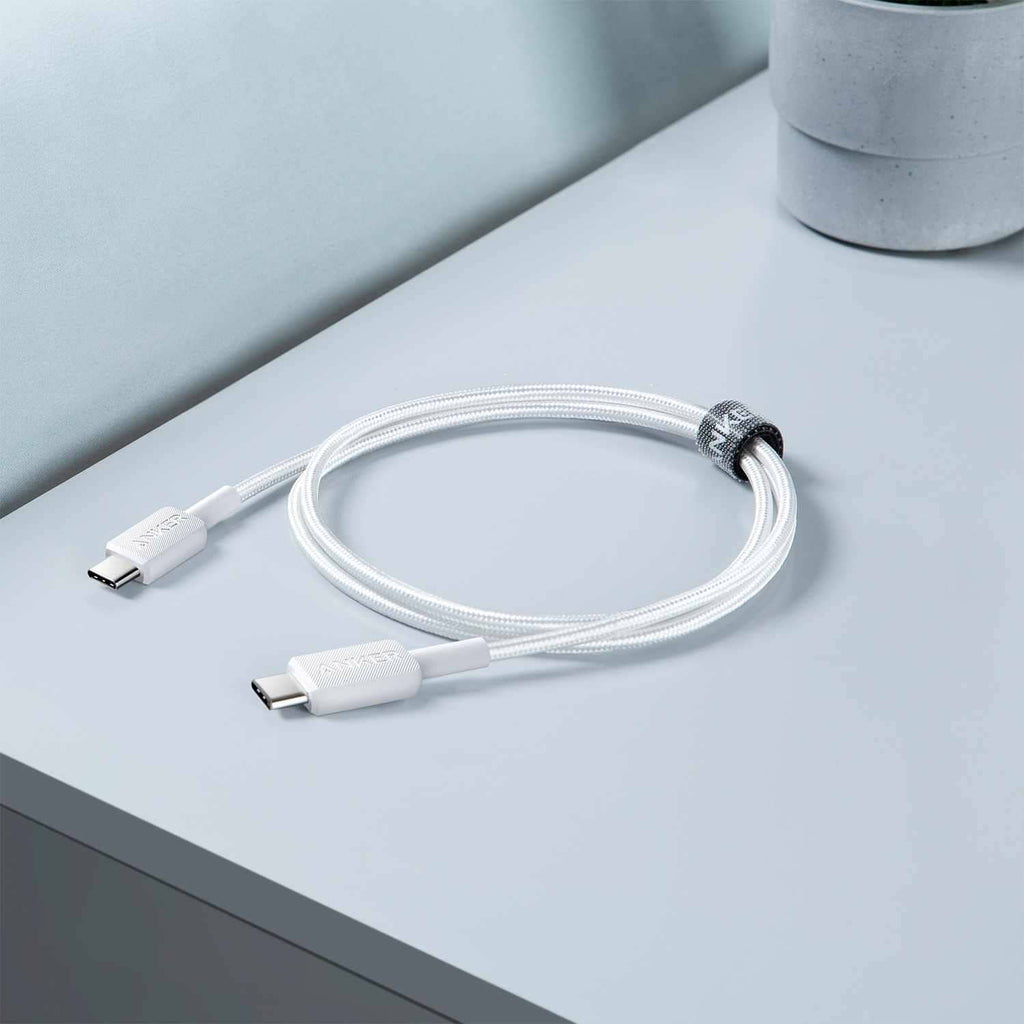 Anker USB-C to USB-C Cable 10ft White - GekkoTech