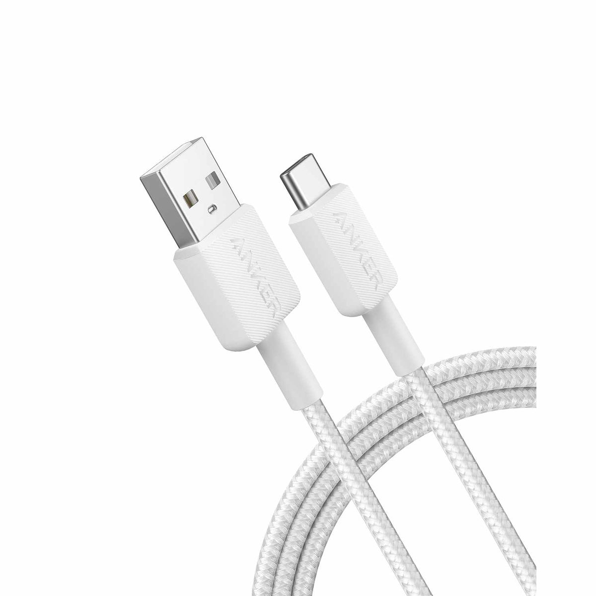 Anker USB-A to USB-C Braided Cable 3ft  White