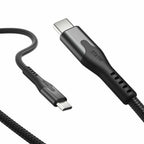 Blu Element SelfCoil Magnetic Cable USB-C to USB-C 6ft 100W Black