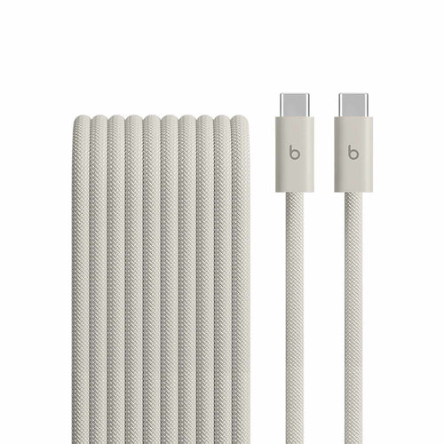 Beats by Dre USB-C to USB-C 240W Braided Cable (3m/10ft) Surge Stone