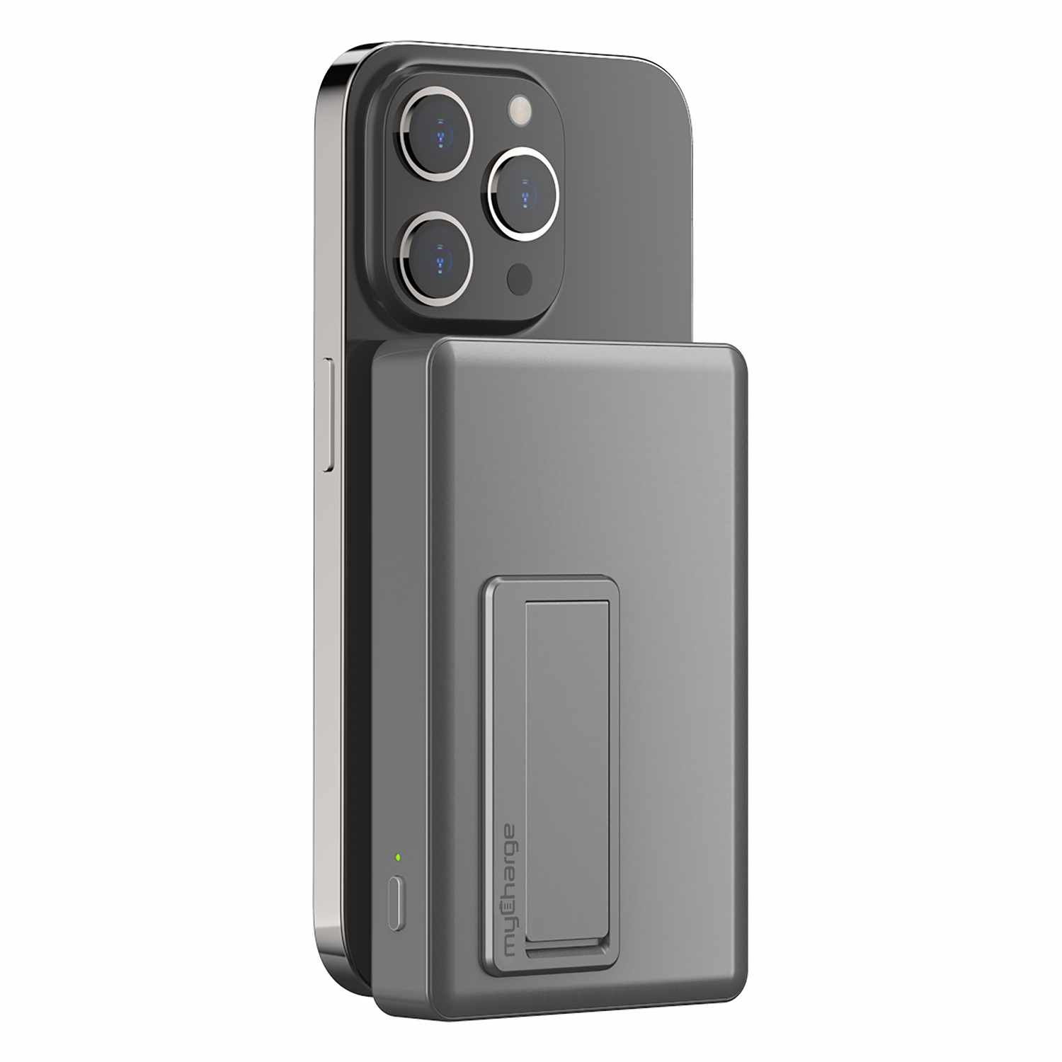 myCharge Wireless MagLock Portable Battery for MagSafe 6K mAh Graphite