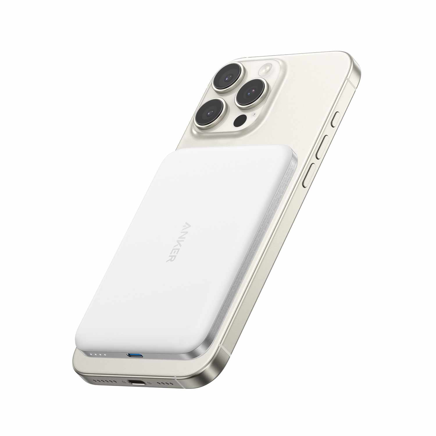 Anker Nano Slim Qi2 Wireless  Power Bank 5.000 mAh 15W White - GekkoTech