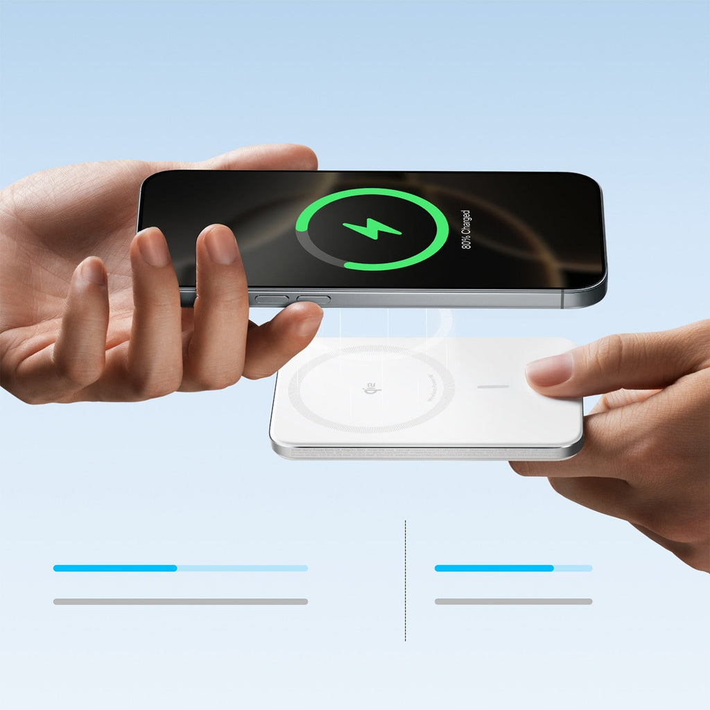 Anker Nano Slim Qi2 Wireless  Power Bank 5.000 mAh 15W White - GekkoTech