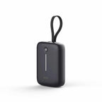 Blu Element PowerFlex 10K mAh 20W PD Power Bank with Built-In USB-C Cable Black