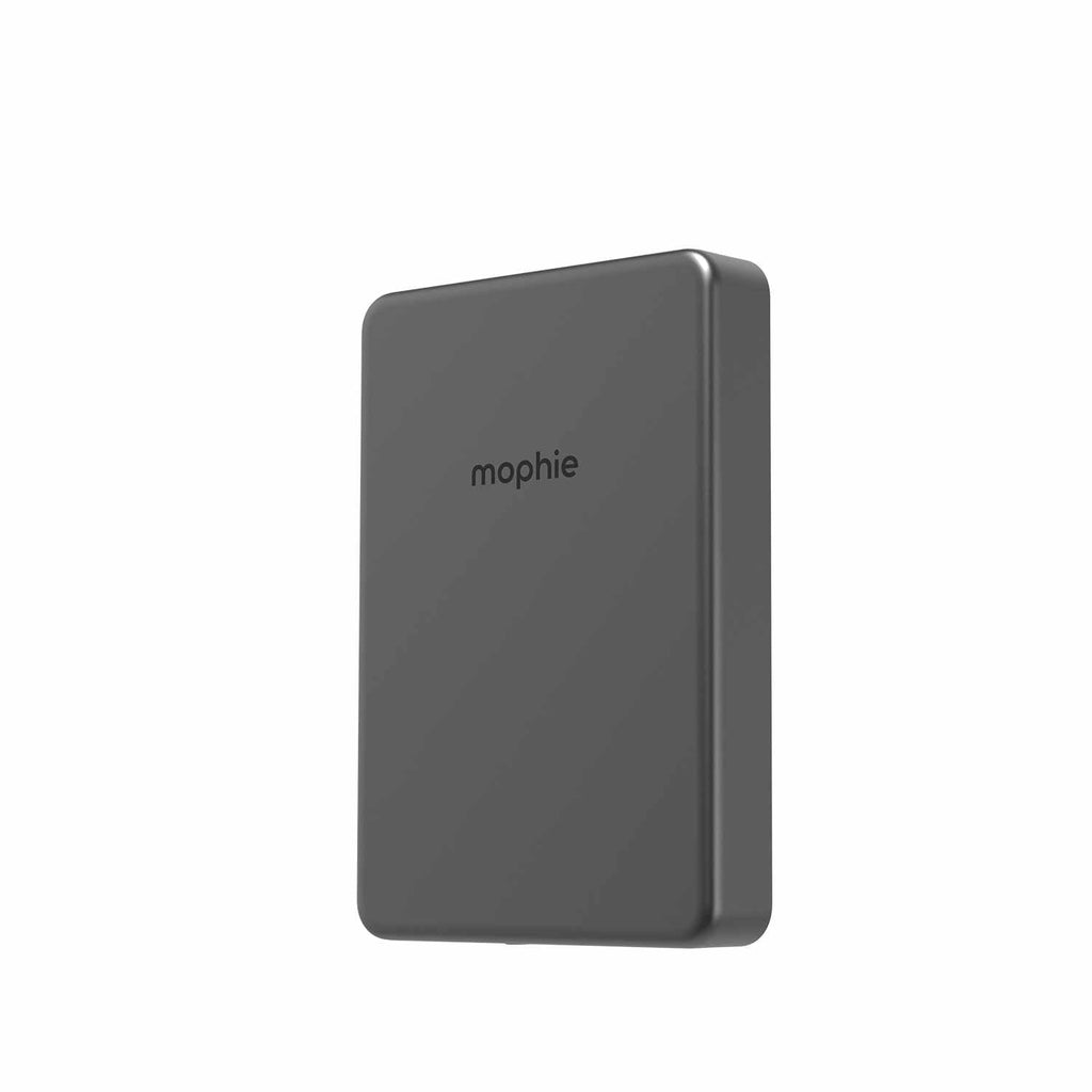 mophie Powerstation Qi2 Wireless Slim Power Bank 10000mAh 15W PD USB-C with USB-C Cable Black - GekkoTech
