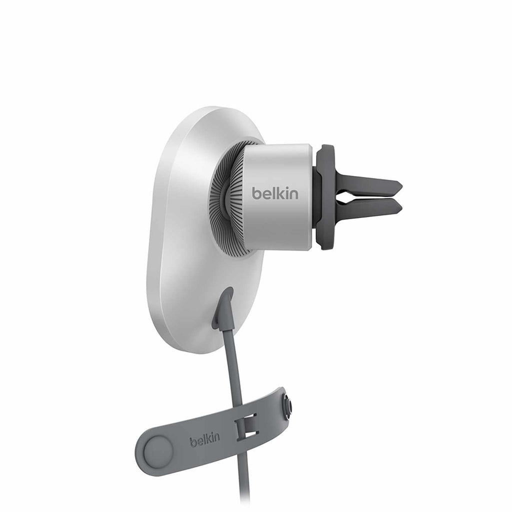 Belkin BoostCharge Pro Qi2  Wireless Car Charger 15W Grey - GekkoTech