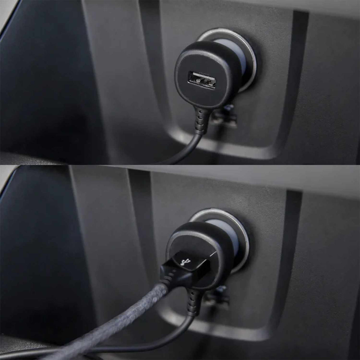 Ventev Car Charger 27W USB-C Black with USB Cable Black