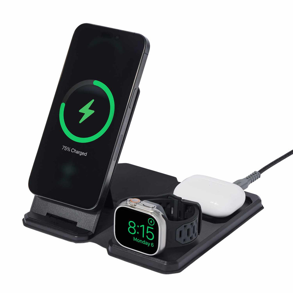 UAG 3 in 1 Travel Charger Black/Grey - GekkoTech