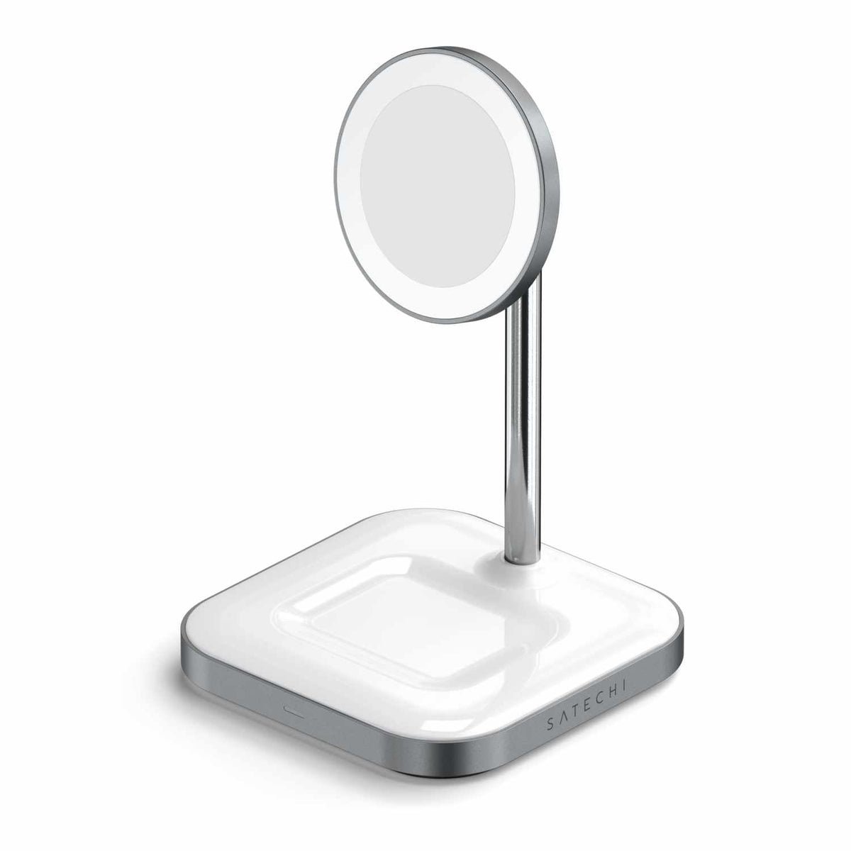 Satechi Qi Aluminum 2-in-1 Magnetic  Wireless Charging Stand Space Gray