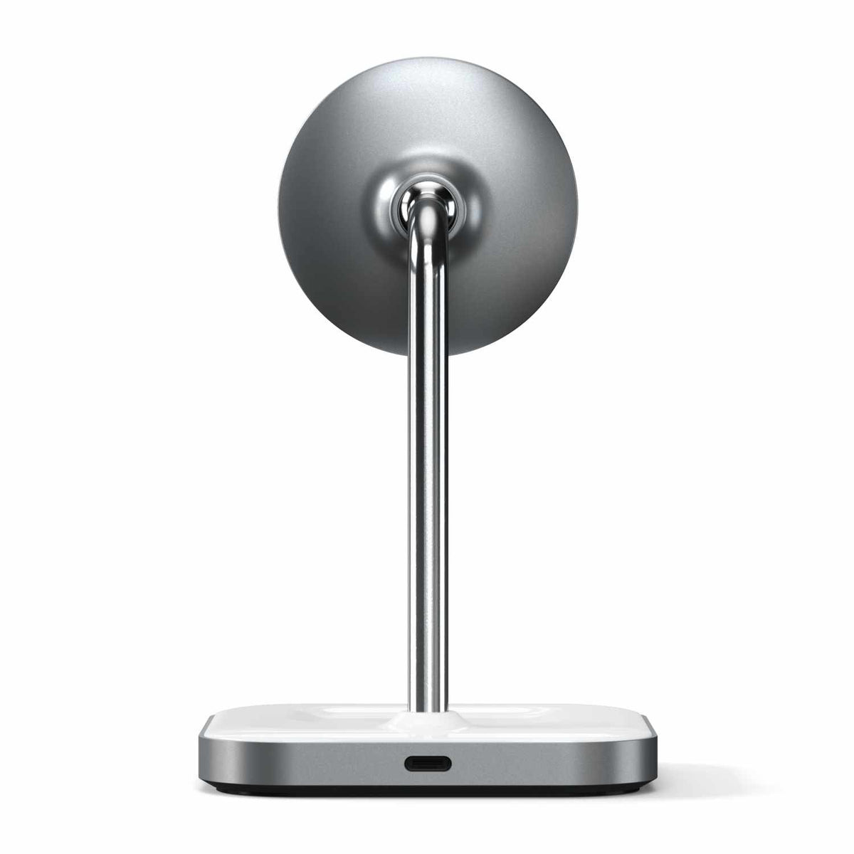 Satechi Qi Aluminum 2-in-1 Magnetic  Wireless Charging Stand Space Gray