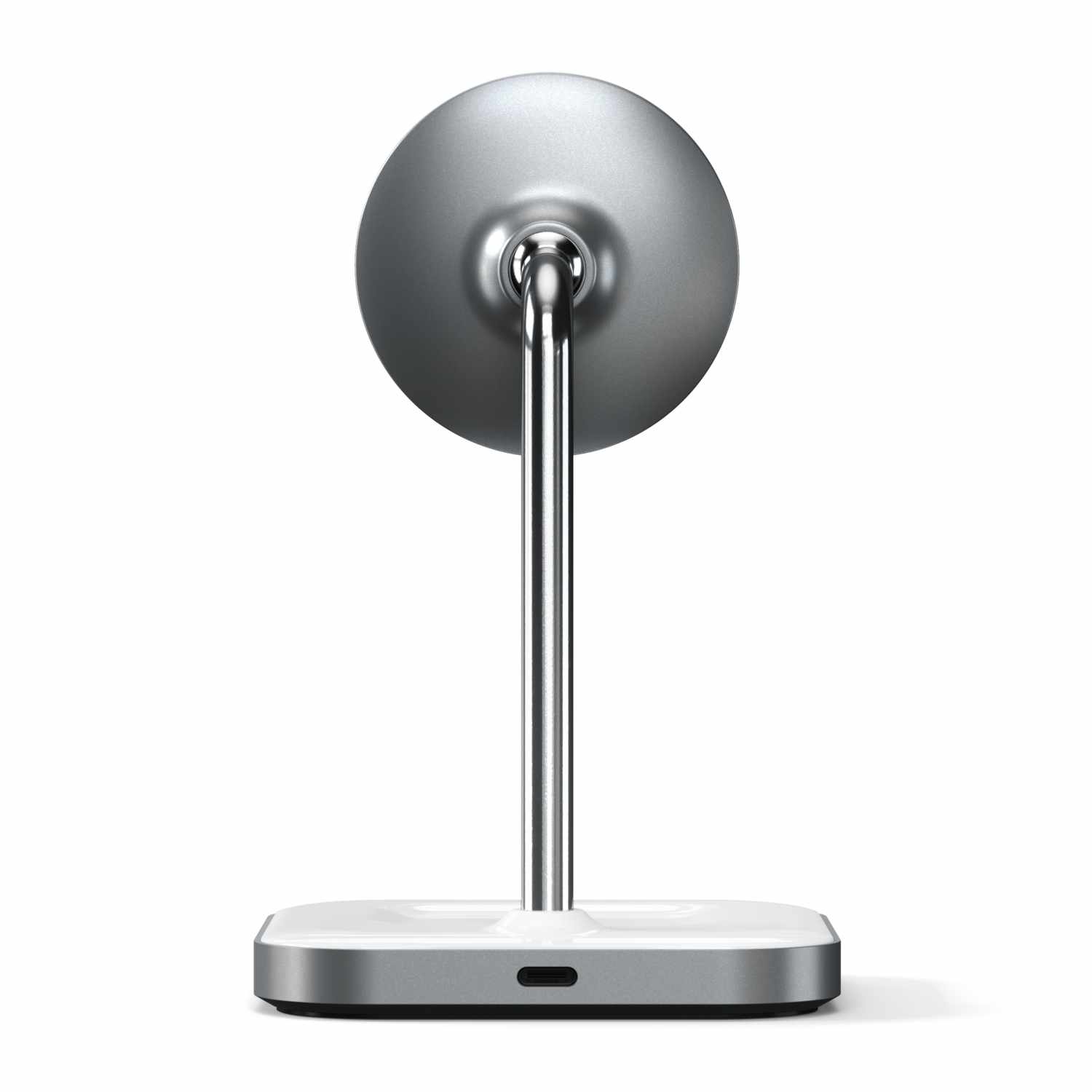 Satechi Qi Aluminum 2-in-1 Magnetic  Wireless Charging Stand Space Gray