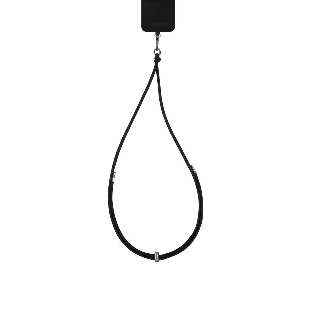 Ideal of Sweden Cord Phone Strap Universal Coal Black