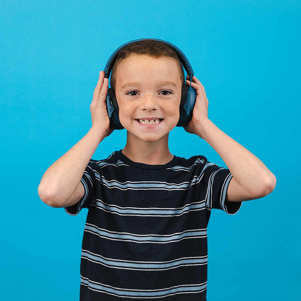 JLab JBuddies Protect Headset Kids Hearing Protection Navy