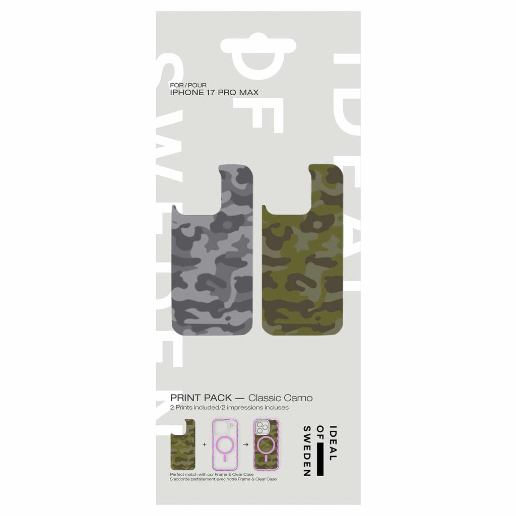 Ideal of Sweden Print Pack Classic Camo for iPhone 17 Pro Max - GekkoTech