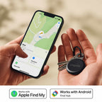 Chipolo LOOP Tracking Tag x 4 (Works with Android's Find Hub Device or Apple Find My) Charcoal