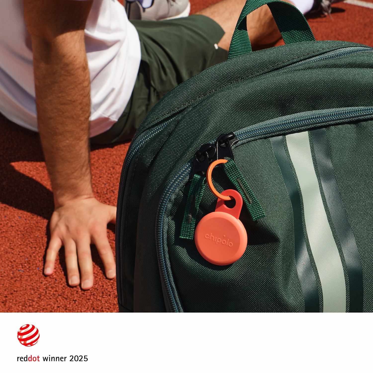 Chipolo LOOP Tracking Tag x 4 (Works with Android's Find Hub Device or Apple Find My) Charcoal/Chalk/Navy/Coral