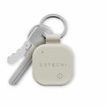 Satechi Vegan-Leather Keychain with Find My Sand