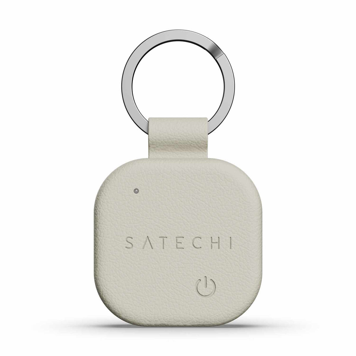 Satechi Vegan-Leather Keychain with Find My Sand