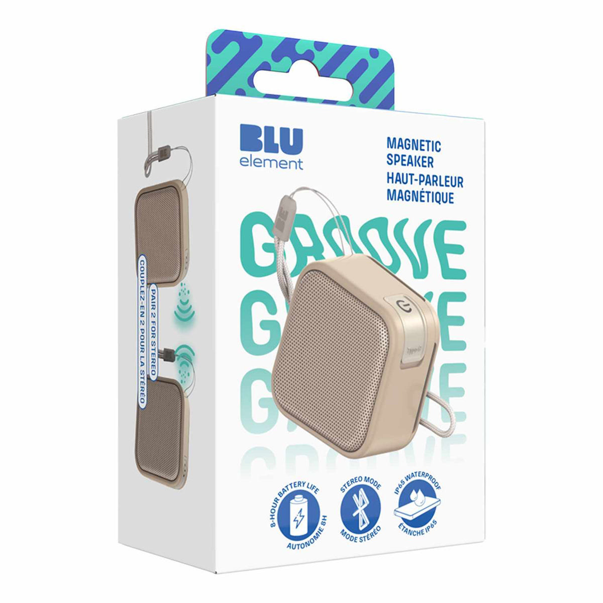Blu Element Groove Magnetic Mini Speaker Sand