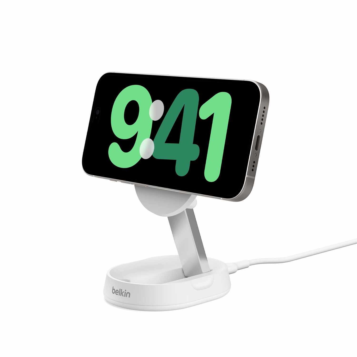 Belkin BoostCharge Pro Qi2 Convertible Wireless Charging Stand 15W White