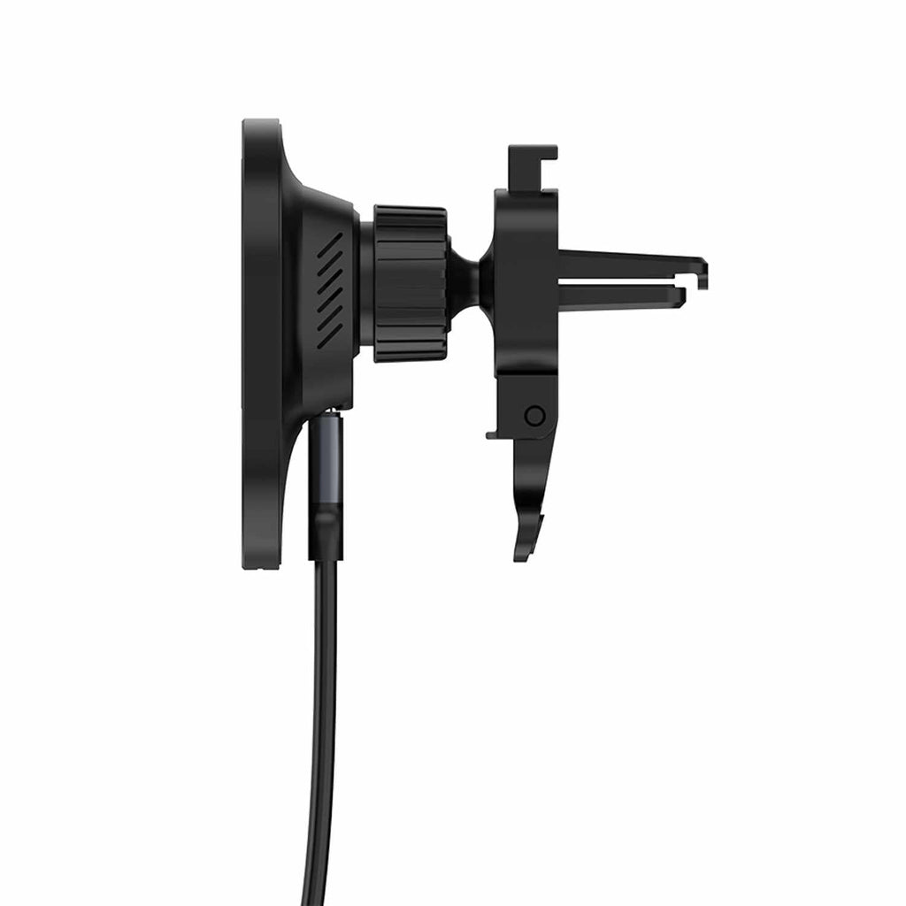 BEWCQi2CAR Qi2 Wireless Charging Car Mount 15W MagSafe Compatible Black - GekkoTech