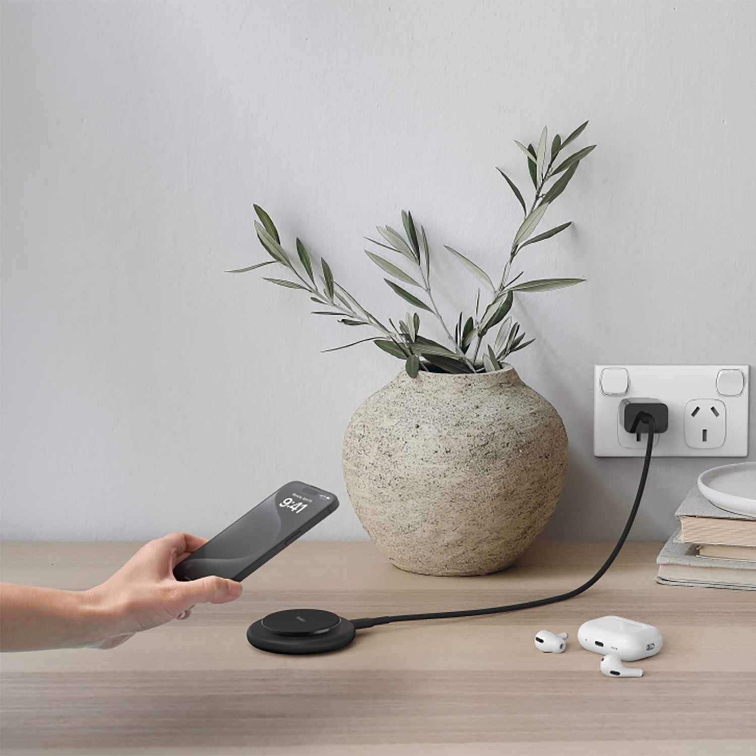 Belkin BoostCharge Qi2 Wireless Charging Pad 15W Black - GekkoTech