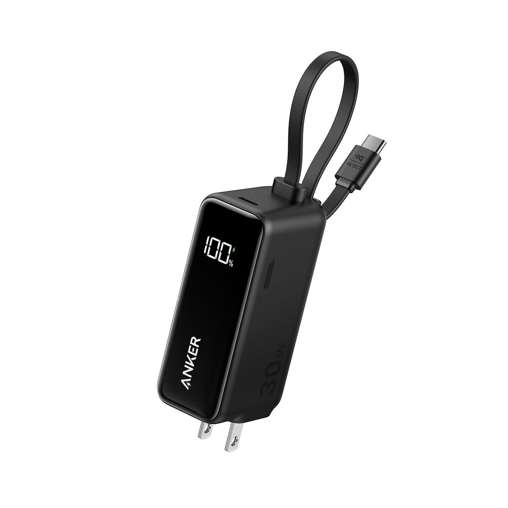 Anker Fusion Power Bank 5.000mAh 22.5W with USB-C Cable Black - GekkoTech