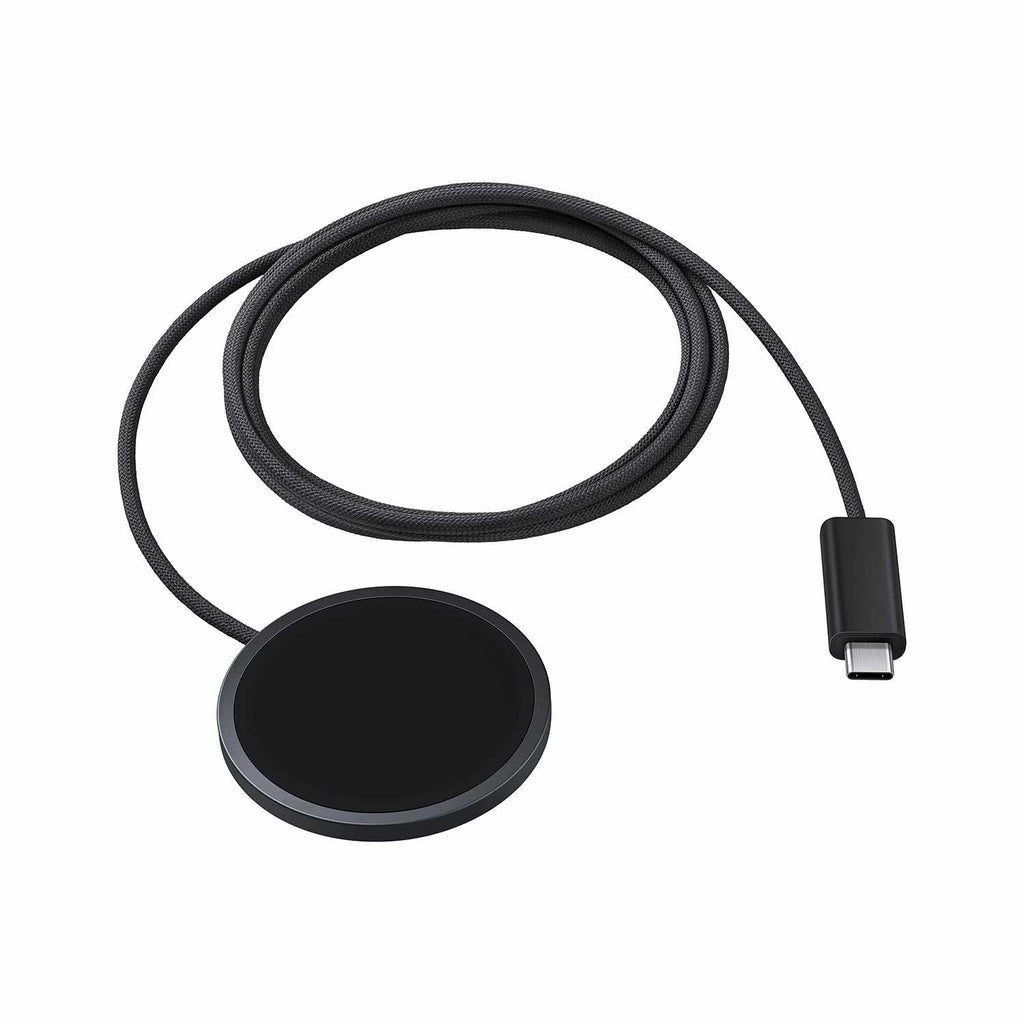 Samsung Qi2 Magnetic Wireless Charger 25W w/45W Wall Charger Dark Grey