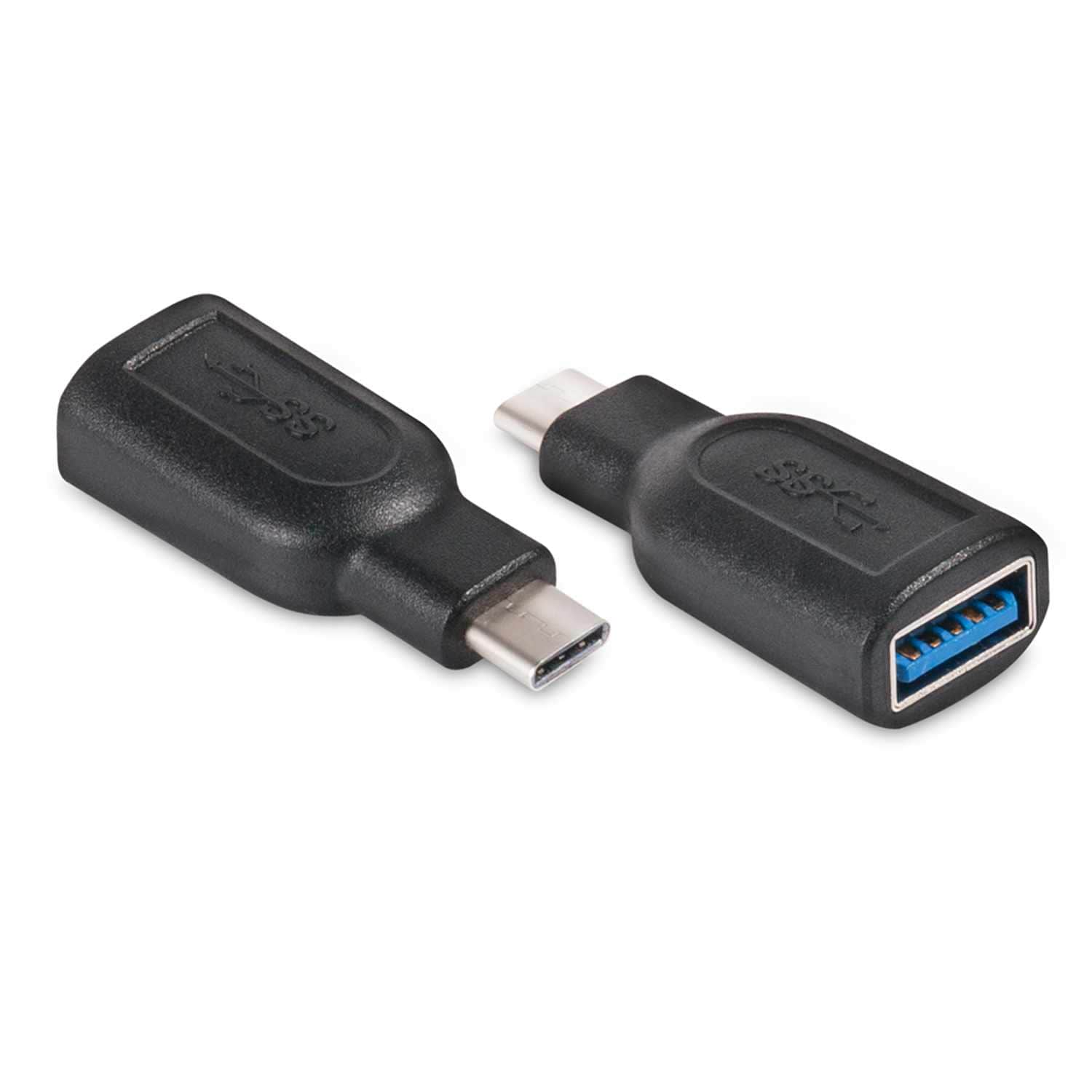 Club3D USB-C 3.1 Gen 1 Male to USB 3.1 Gen 1 Female Adapter Black - GekkoTech
