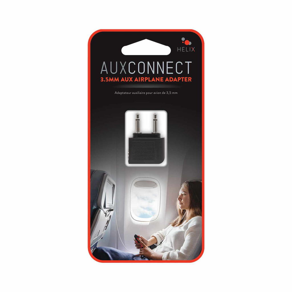 Helix/Retrak Aux Airplane Adapter Black