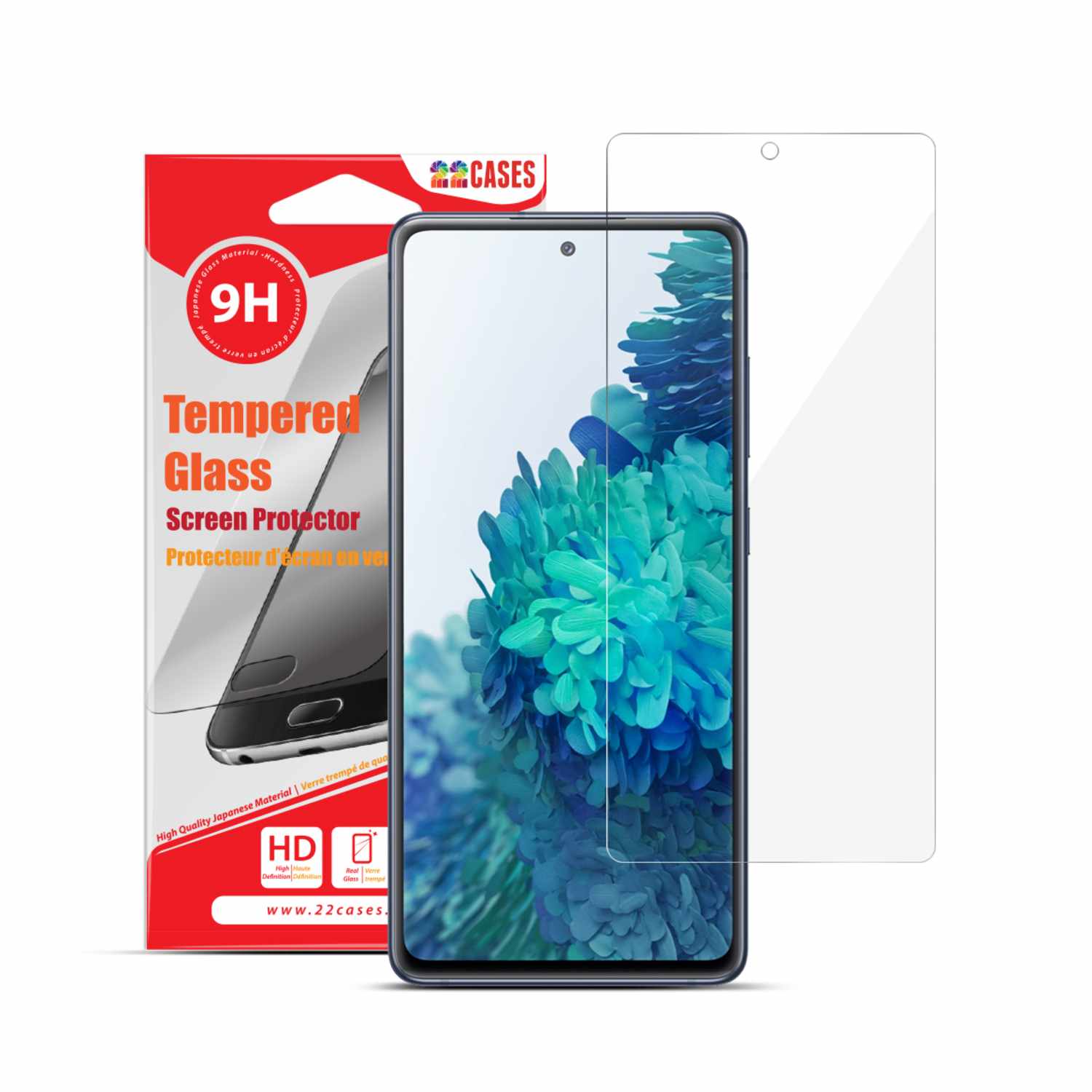 22 Cases Glass Screen Protector for Samsung Galaxy S20 FE