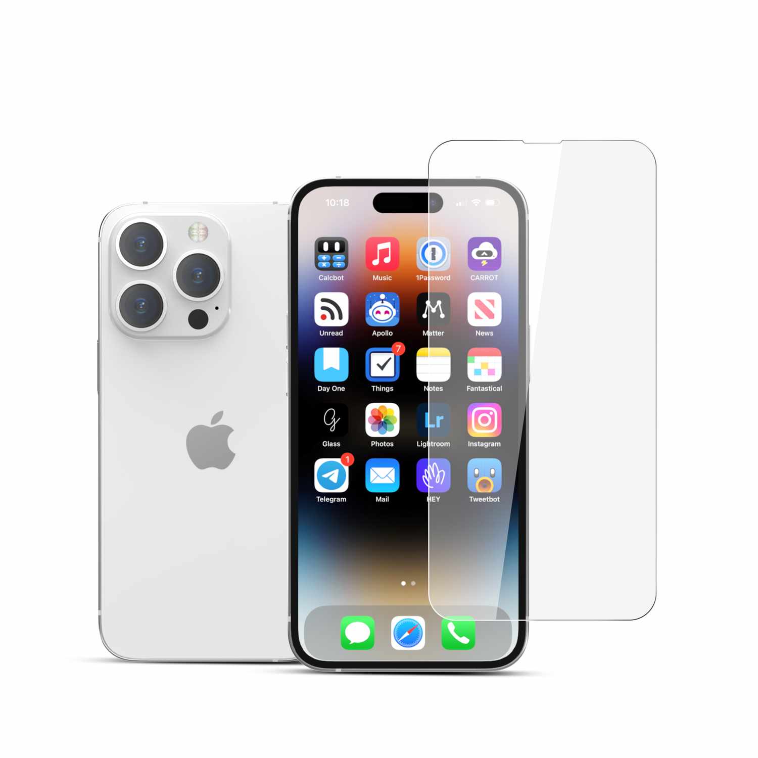 22 Cases Tempered Glass Screen Protector for iPhone 15 Pro