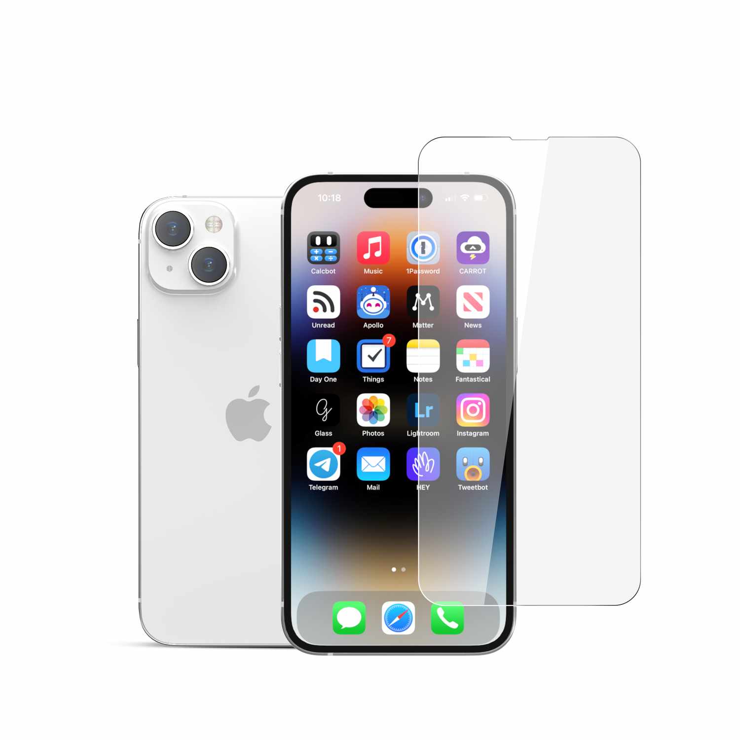 22 Cases Tempered Glass Screen Protector for iPhone 15