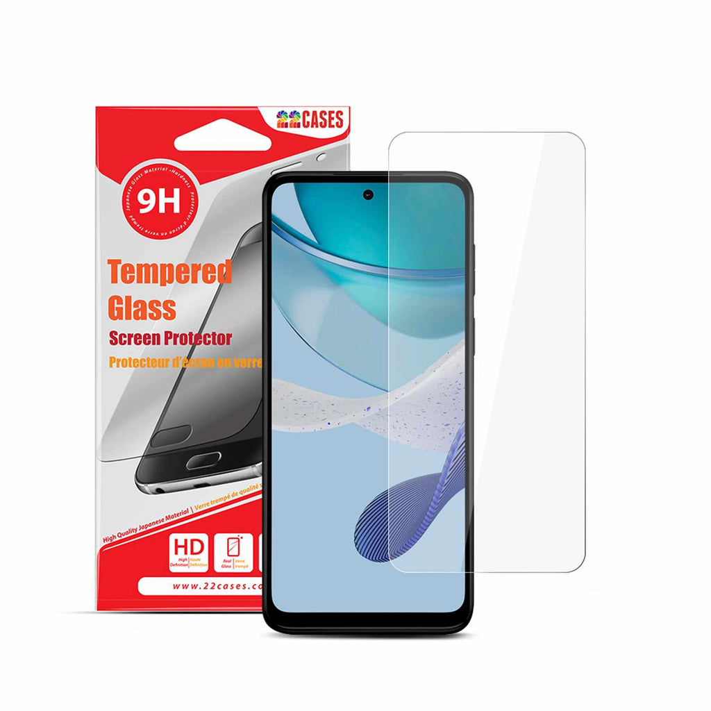 22 Cases Tempered Glass Screen Protector for Moto G 2023