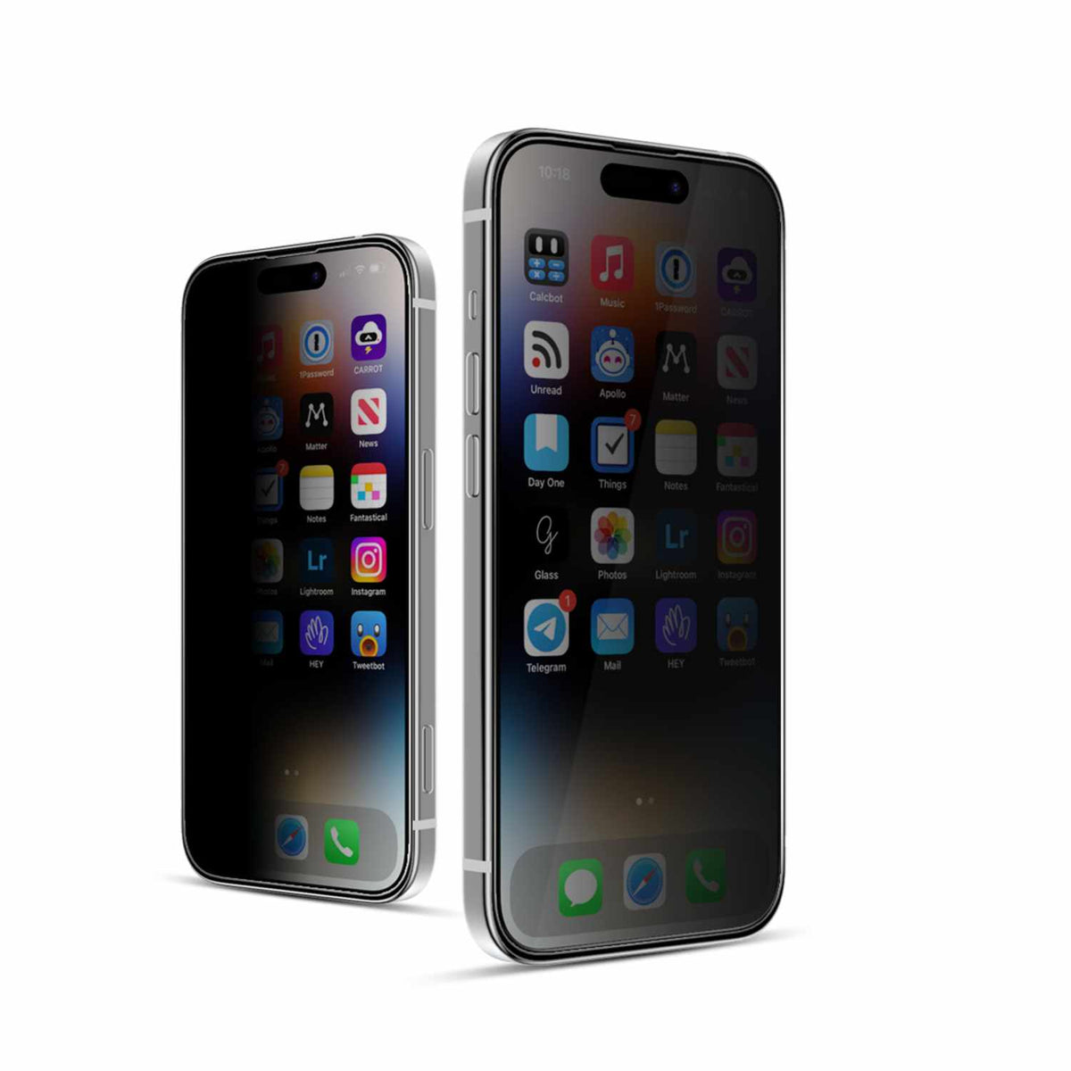 22 Cases Privacy Tempered Glass for iPhone 16/15