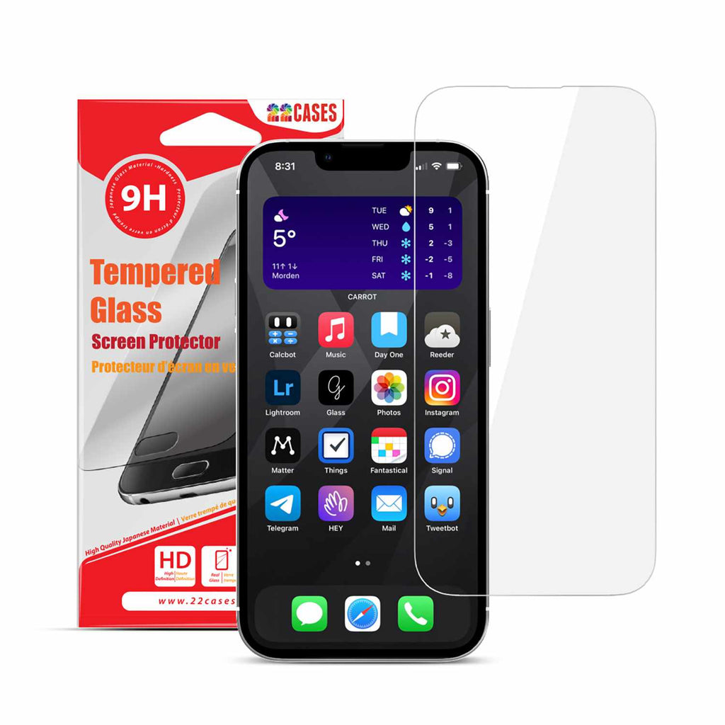 22 Cases Tempered Glass Screen Protector for iPhone 16e - GekkoTech