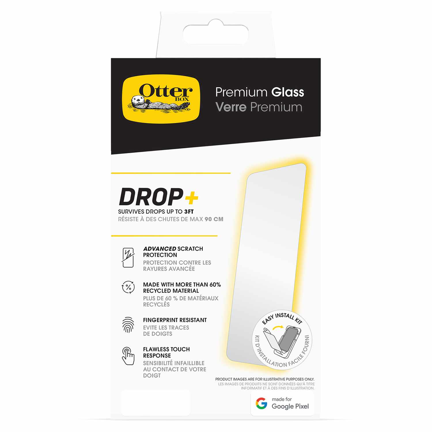 OtterBox Premium Glass Screen Protector for Google Pixel 10 Pro XL