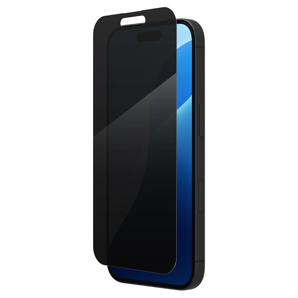 ZAGG InvisibleShield Glass Elite 2-Way Privacy Screen Protector for iPhone 16/15
