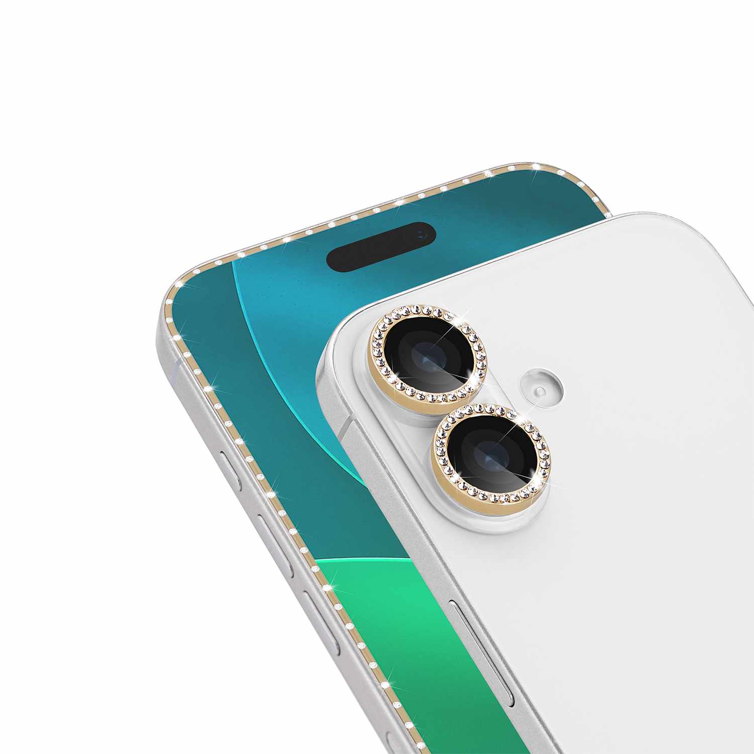 Kate Spade Screen/Lens Protector Style Kit Set in Stone Gold for iPhone 17