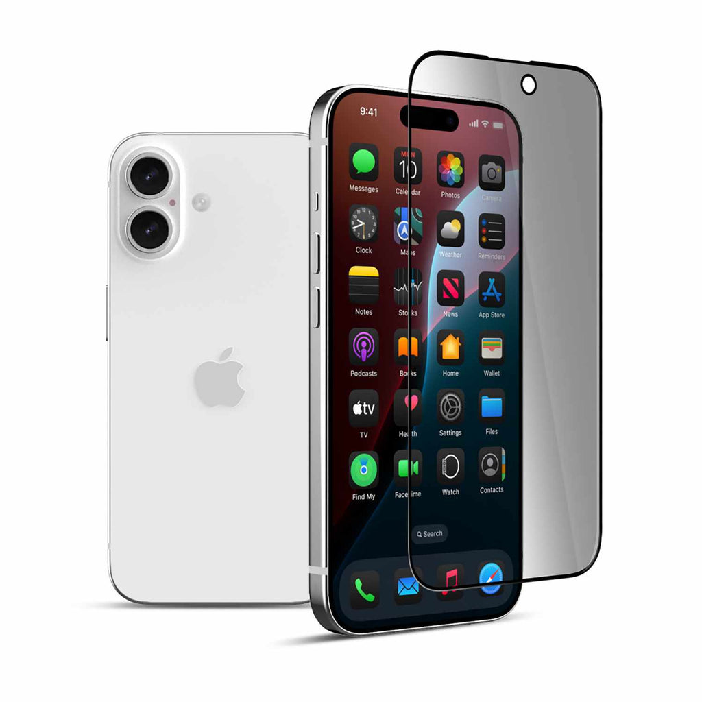 22 Cases Privacy Tempered Glass Screen Protector for iPhone 17 - GekkoTech