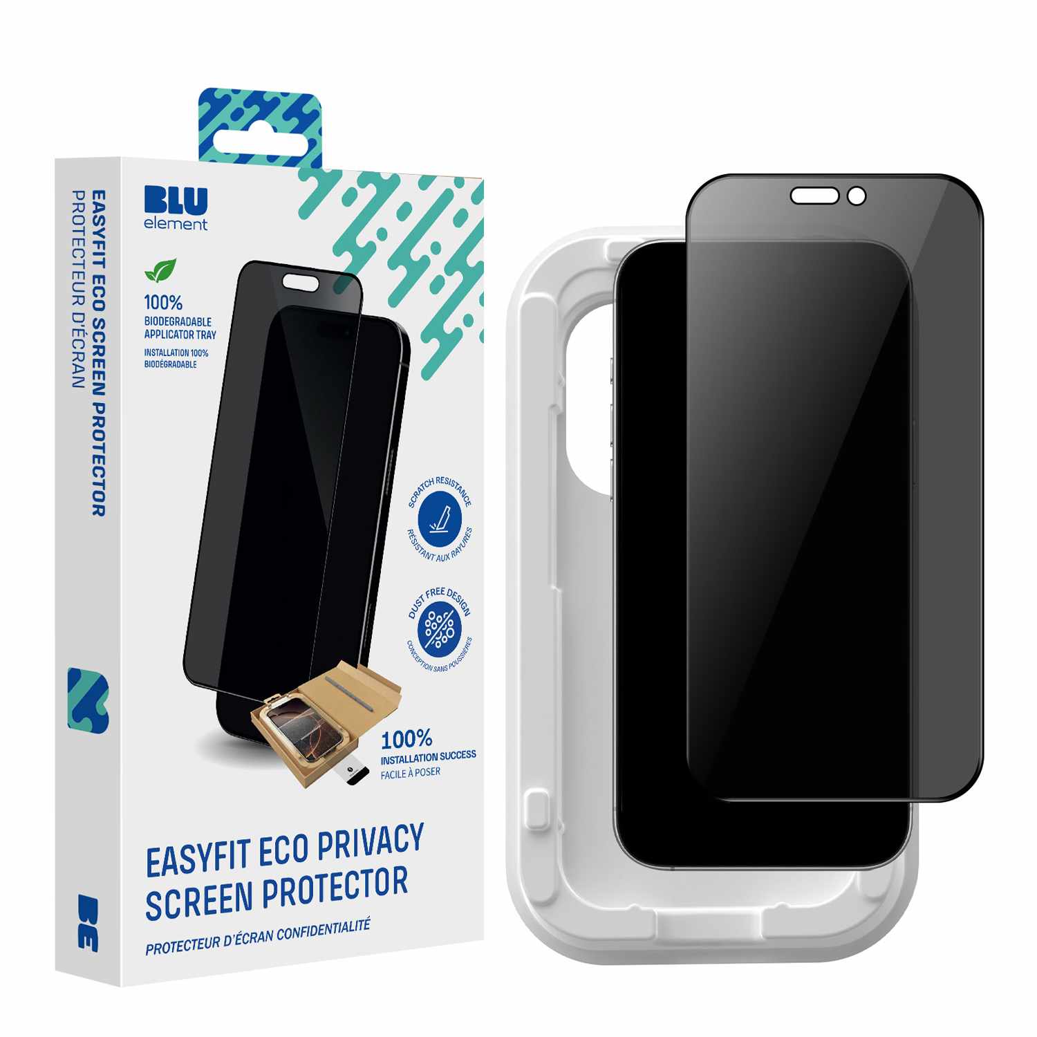 BEPGIKIP17P EasyFit Privacy Eco Screen Protector iPhone 17 Pro