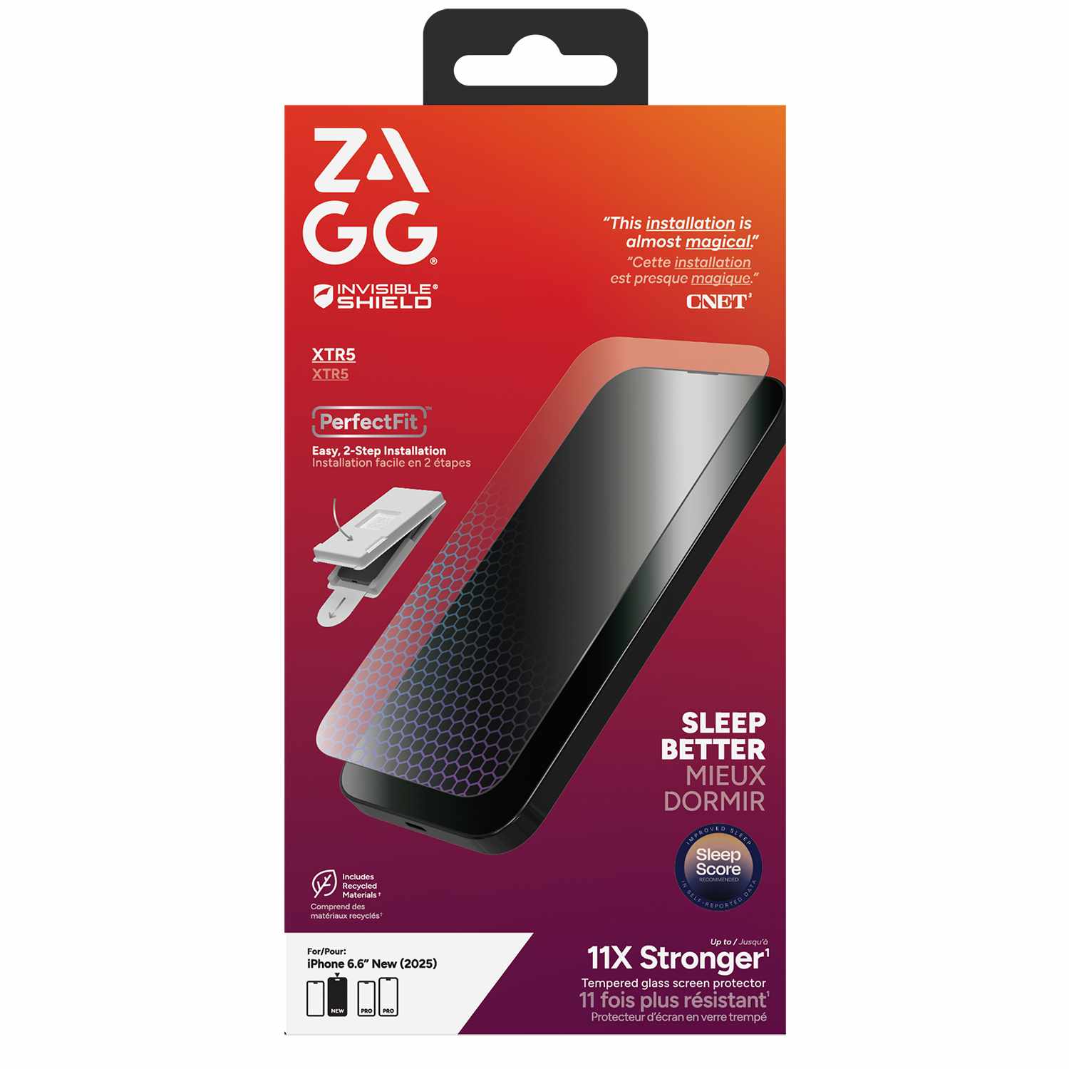 ZAGG InvisibleShield Glass XTR5 Screen Protector for iPhone Air - GekkoTech