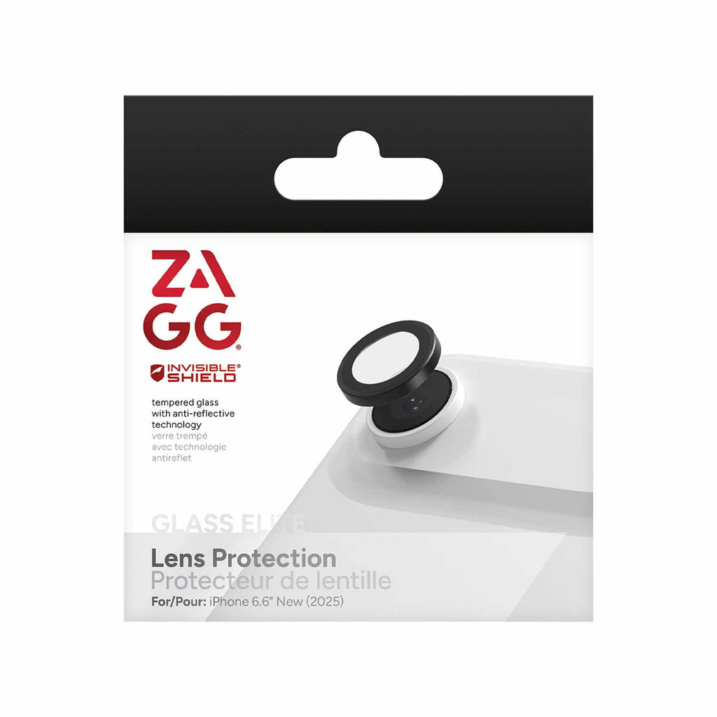 ZAGG InvisibleShield Glass Elite Anti-Reflective Lens Protector Black for iPhone Air - GekkoTech