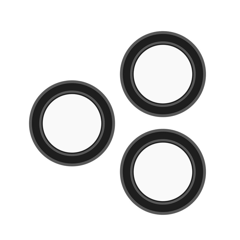 ZAGG InvisibleShield Glass Elite Anti-Reflective Lens Protector Silver Glitter for iPhone 17 Pro/17 Pro Max/iPhone 16 Pro Max/16 Pro/15 Pro Max/15 Pro - GekkoTech