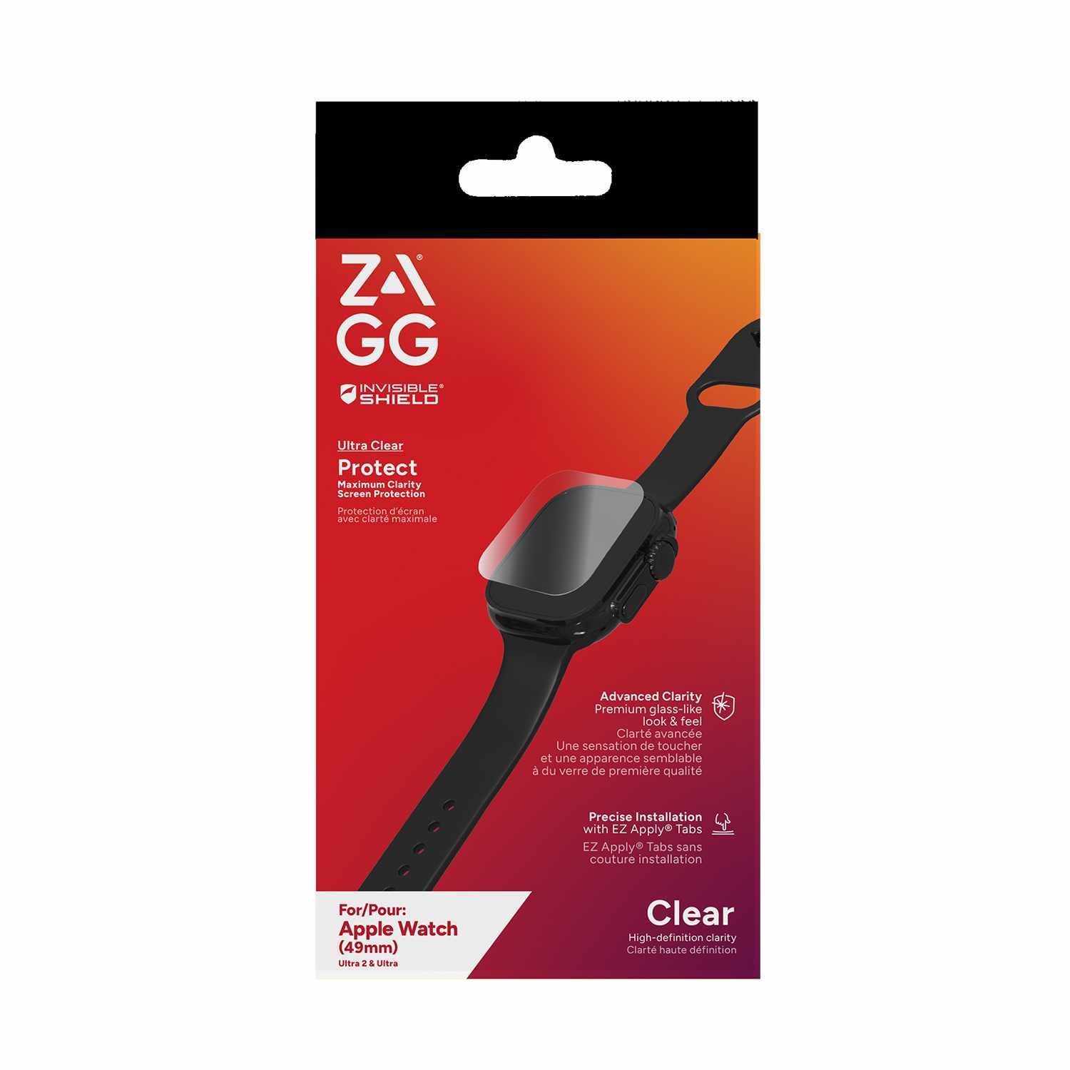 ZAGG InvisibleShield Ultra Screen Protector for Apple Watch Ultra 49mm