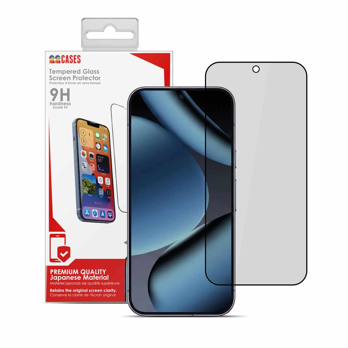 22 Cases Privacy Tempered Glass Screen Protector for Google Pixel 10 Pro XL/11 Pro XL