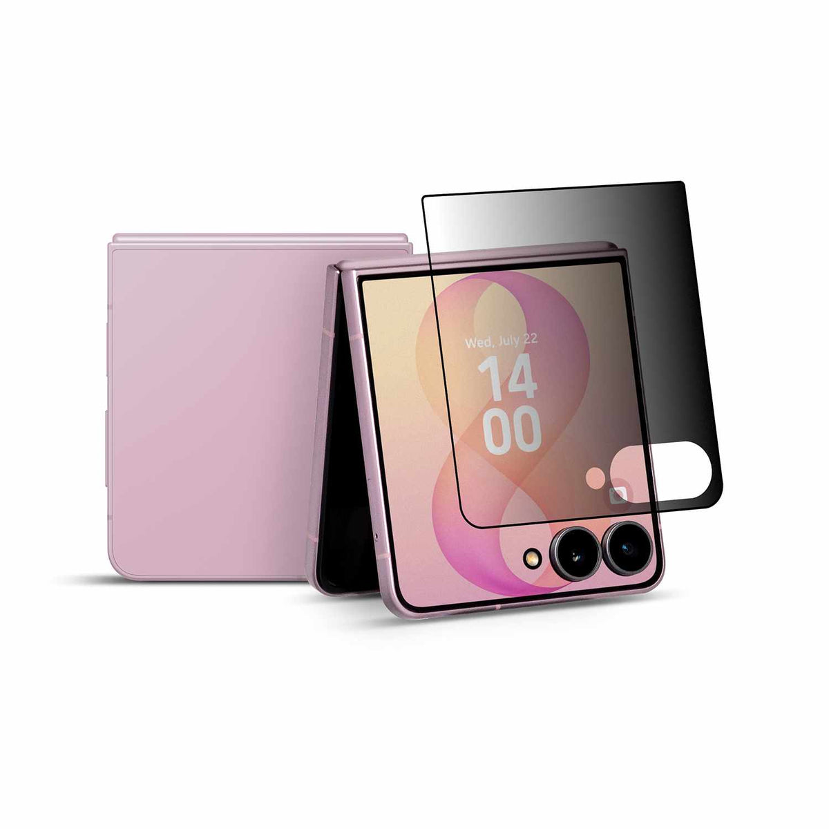 22 Cases Privacy Full Glue Full Cover Screen Protector for Samsung Galaxy Z Flip8/Galaxy Z Flip7